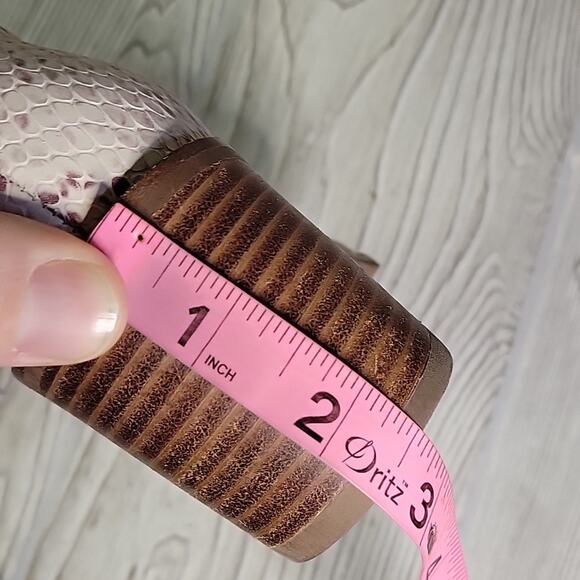 Seychelles Leather Snakeskin Print Ankle Boots Womens Size 6 - Picture 13 of 13